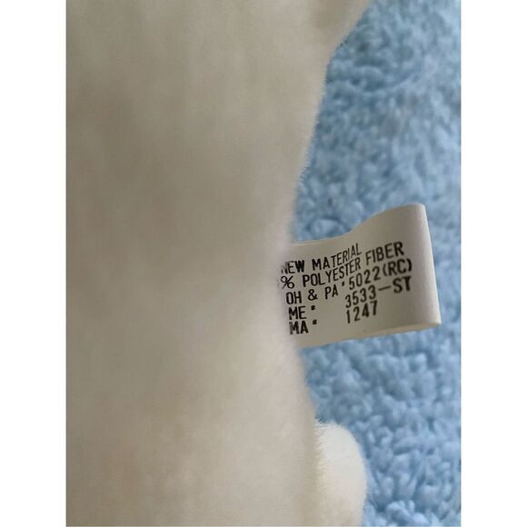 Goffa International vintage white stuffed plush seal/9 inches￼ - Picture 3 of 3